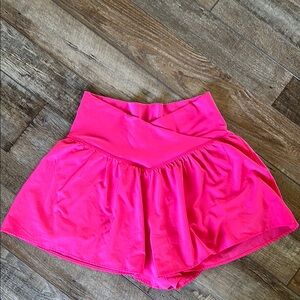 Aerie Pink Skorts with Flouncy Design